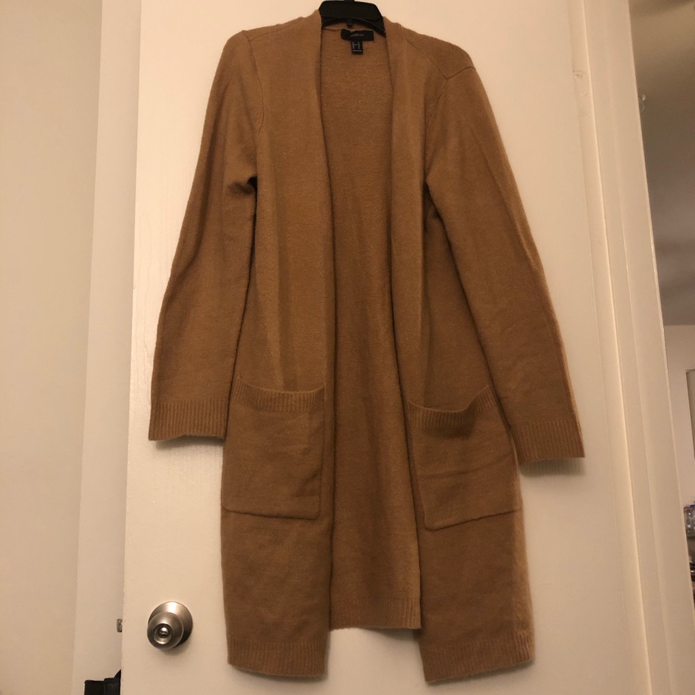 FOREVER 21 WARM BROWN CARDIGAN